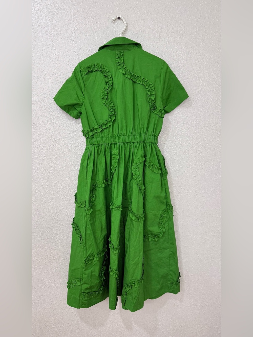 Kate Spade Vibrant Green Maxi Dress size XS-S  NWT - Picture 6 of 10